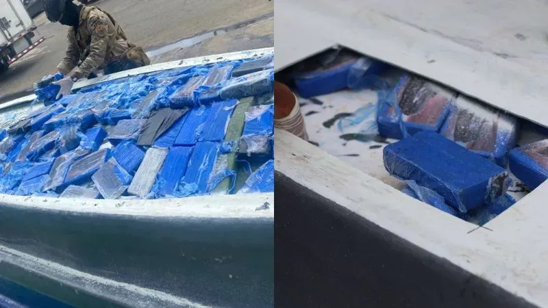 230 paquetes droga lancha Panamá
