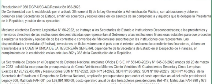 Resolución 068 2023