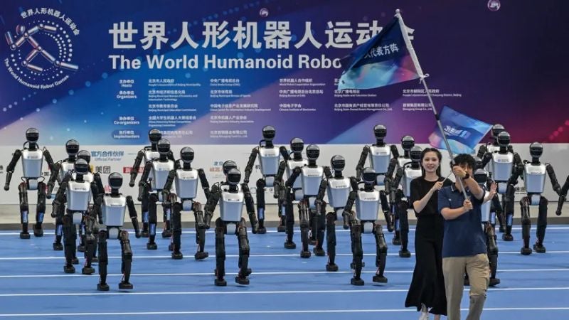 En los juegos de China participaron más de 500 robots de 16 diferentes países.