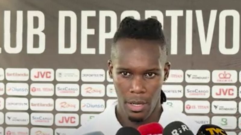 Rubilio Castillo brindó su primera conferencia de prensa como jugador de Marathón.