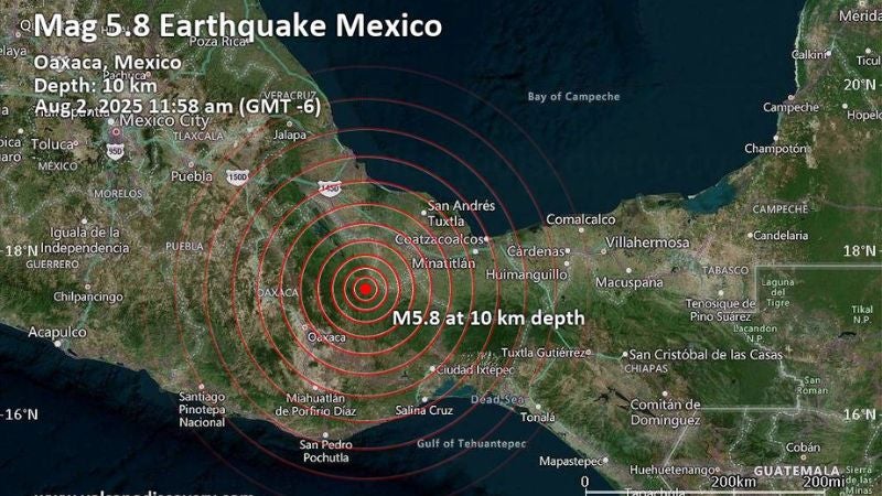 Sismo 5.8 México