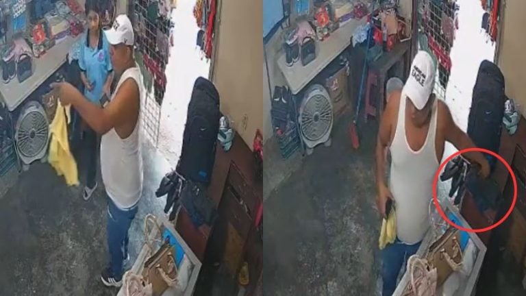 Sujeto roba en tiendas de Choloma, Cortés