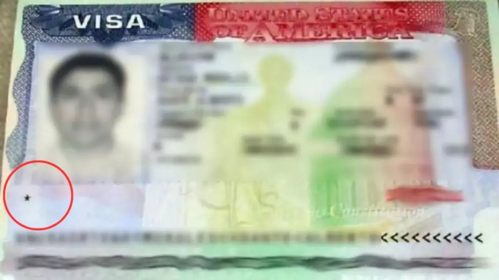 asteriscos en tu visa estadounidense