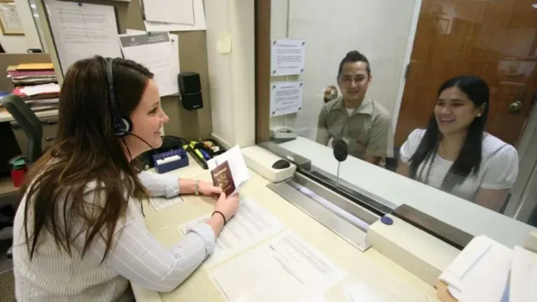 entrevista para obtener su visa