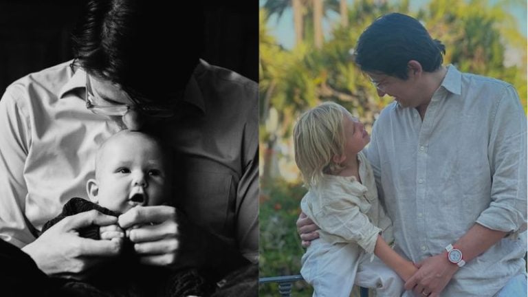 Esposa de Miguel Uribe publica emotivas fotos del senador colombiano junto a su hijo