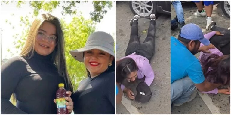 La mujer sobrevivió milagrosamente a pesar de la gravedad del accidente.