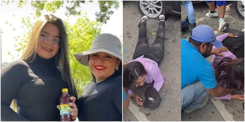 La mujer sobrevivió milagrosamente a pesar de la gravedad del accidente.