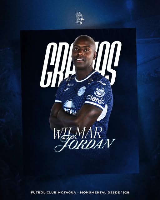 En su página oficial, Motagua le brinda las gracias al delantero colombiano, Wilmar Jordán.