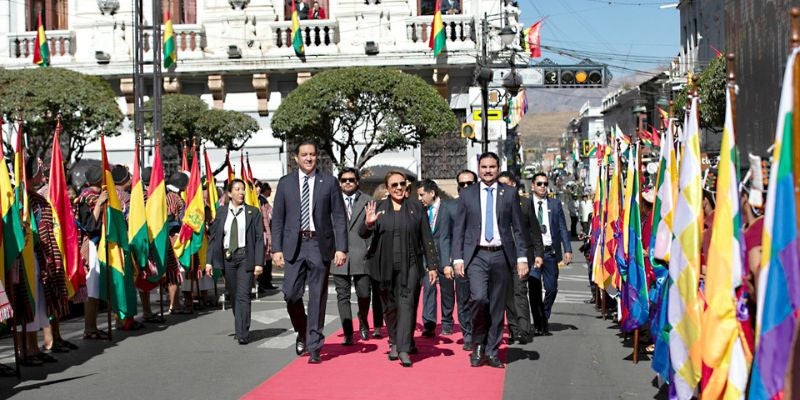 “Celebramos la libertad y la justicia”: Xiomara Castro en la conmemoración del bicentenario boliviano