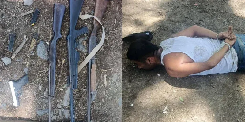 Operación: Incautan supuesta cocaína, armas y detienen a dos personas en Cofradía