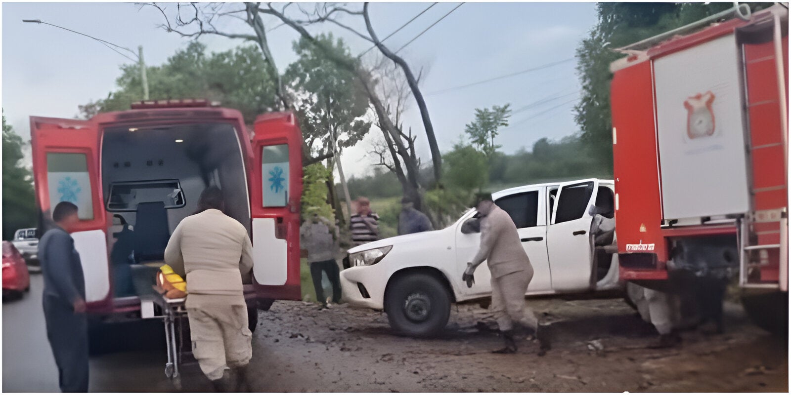 accidente en La Ceiba