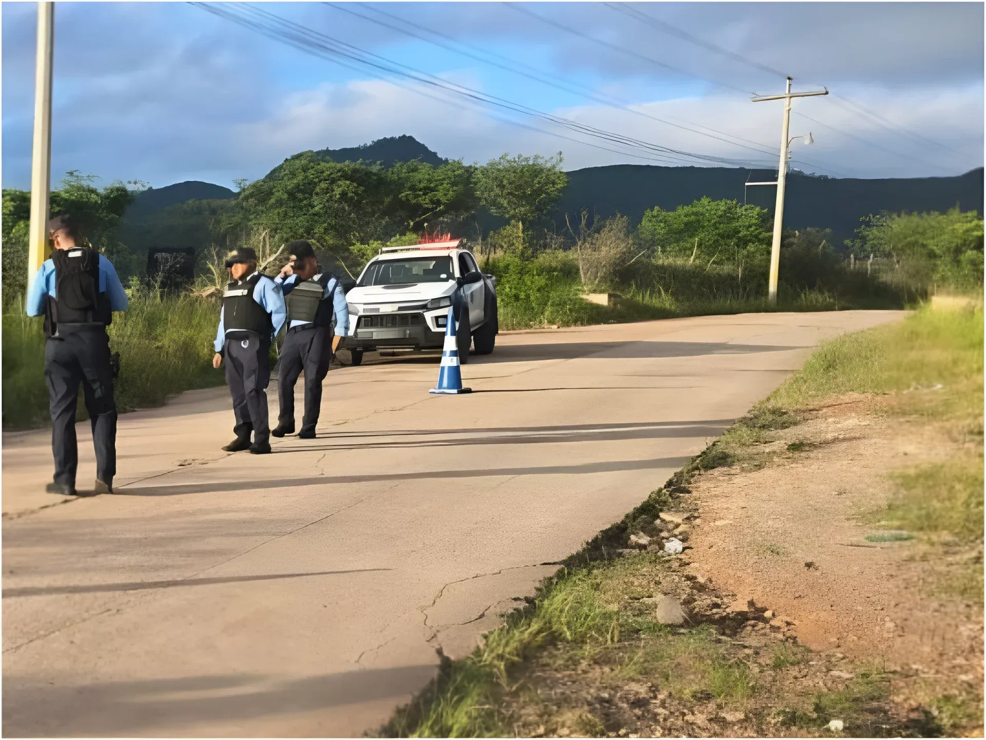 cadáver ensabanado en Tegucigalpa