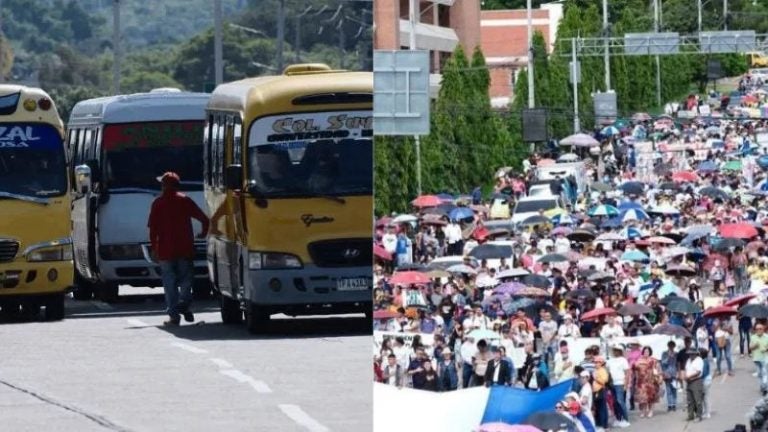 Sector transporte anuncia apoyo con más de 100 buses en caminata de iglesias