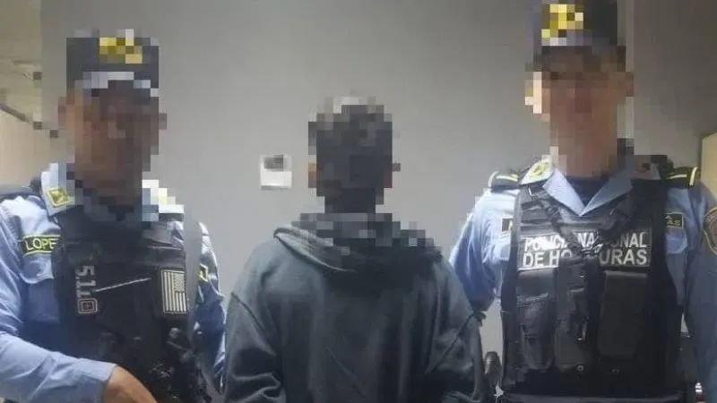 Menor capturado en Comayagua