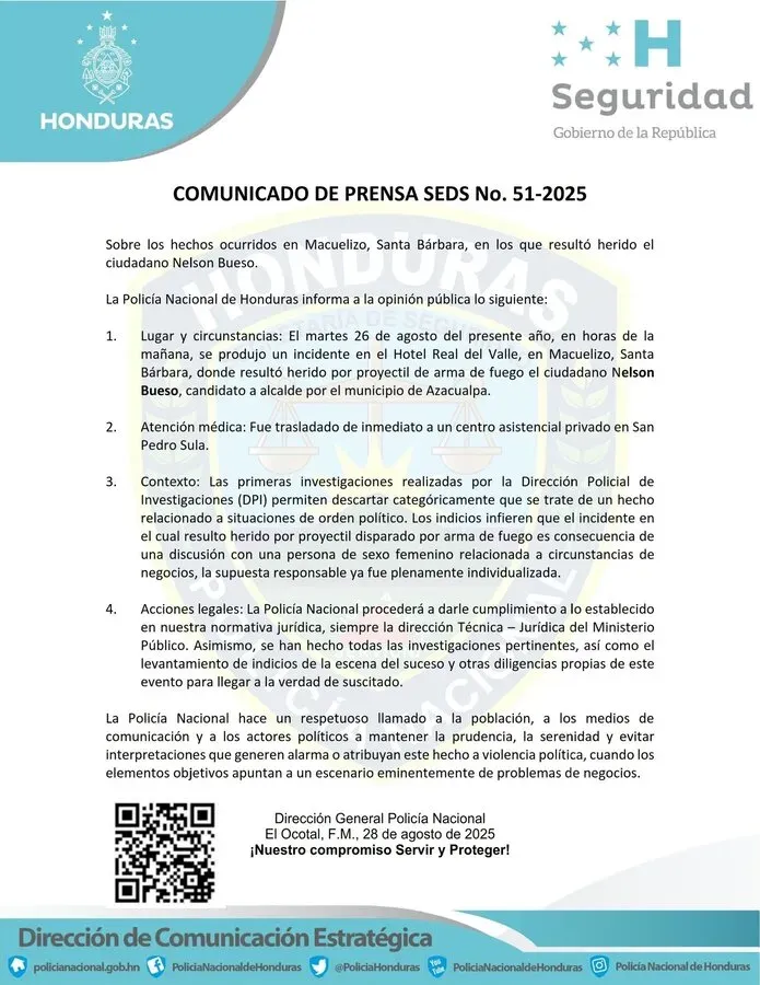Ataque a alcalde de Azacualpa