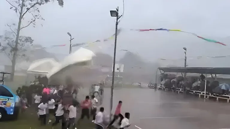 Caos captado en Jocón, Yoro.