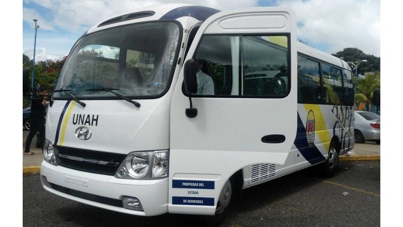 transporte gratuito de la UNAH
