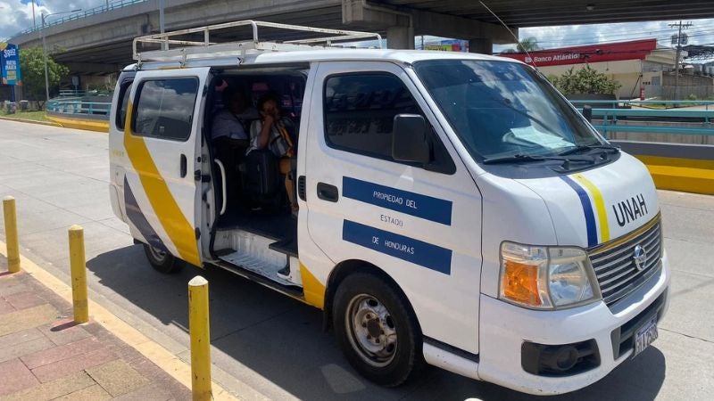 transporte gratuito de la UNAH