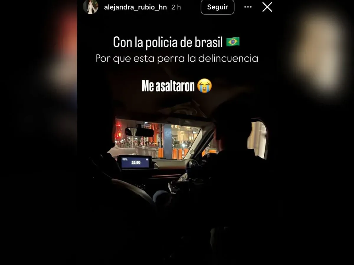 Alejandra Rubio asaltada Brasil 
