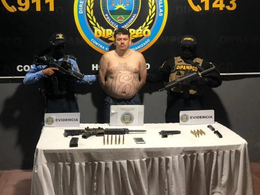 Alex Wilfredo Santos Ortiz, autor de un cuádruple homicidio en Chamelecón.