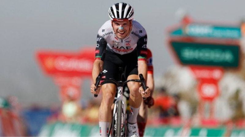 Joao Almeida ganó la etapa reina de la Vuelta por encima del líder Vingegaard.