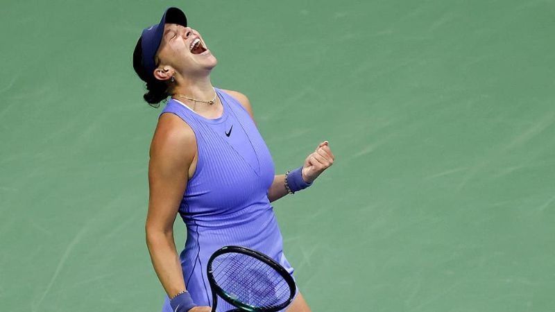 La estadounidense logró avanzar a la final tras vencer a la japonesa, Naomi Osaka.