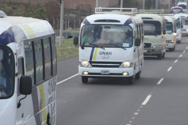 Estas son las 13 rutas que cubrirá el transporte gratis de la UNAH