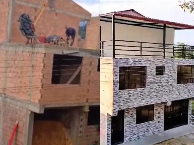 Joven migrante construye seis apartamentos con sus ahorros y le regala uno a su mamá