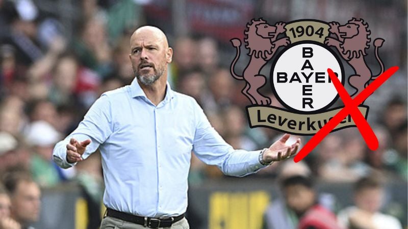 El Bayer Leverkusen despidió a Erik ten Hag tras dos meses después de su llegada.