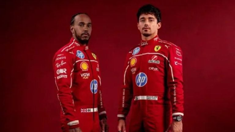 Los pilotos de Ferrari, Lewis Hamilton y Charles Leclerc, dominaron la primera sesión de entrenamientos libres del GP de Italia.