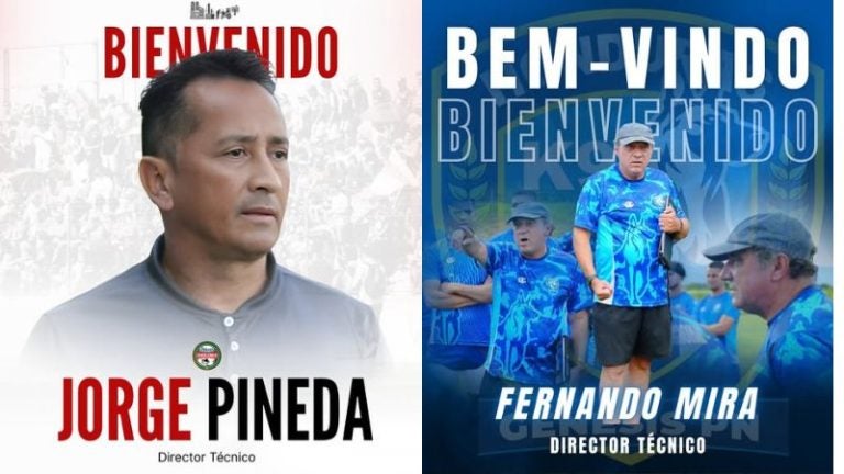 Jorge Ernesto Pineda es el elegido por el CD Choloma y Fernando Mira por Génesis Policía Nacional.