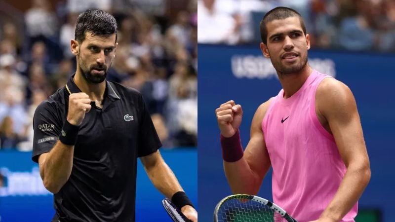 Ahora en las semifinales del US Open, el tenista serbio se volverá a ver las caras con Carlos Alcaraz.