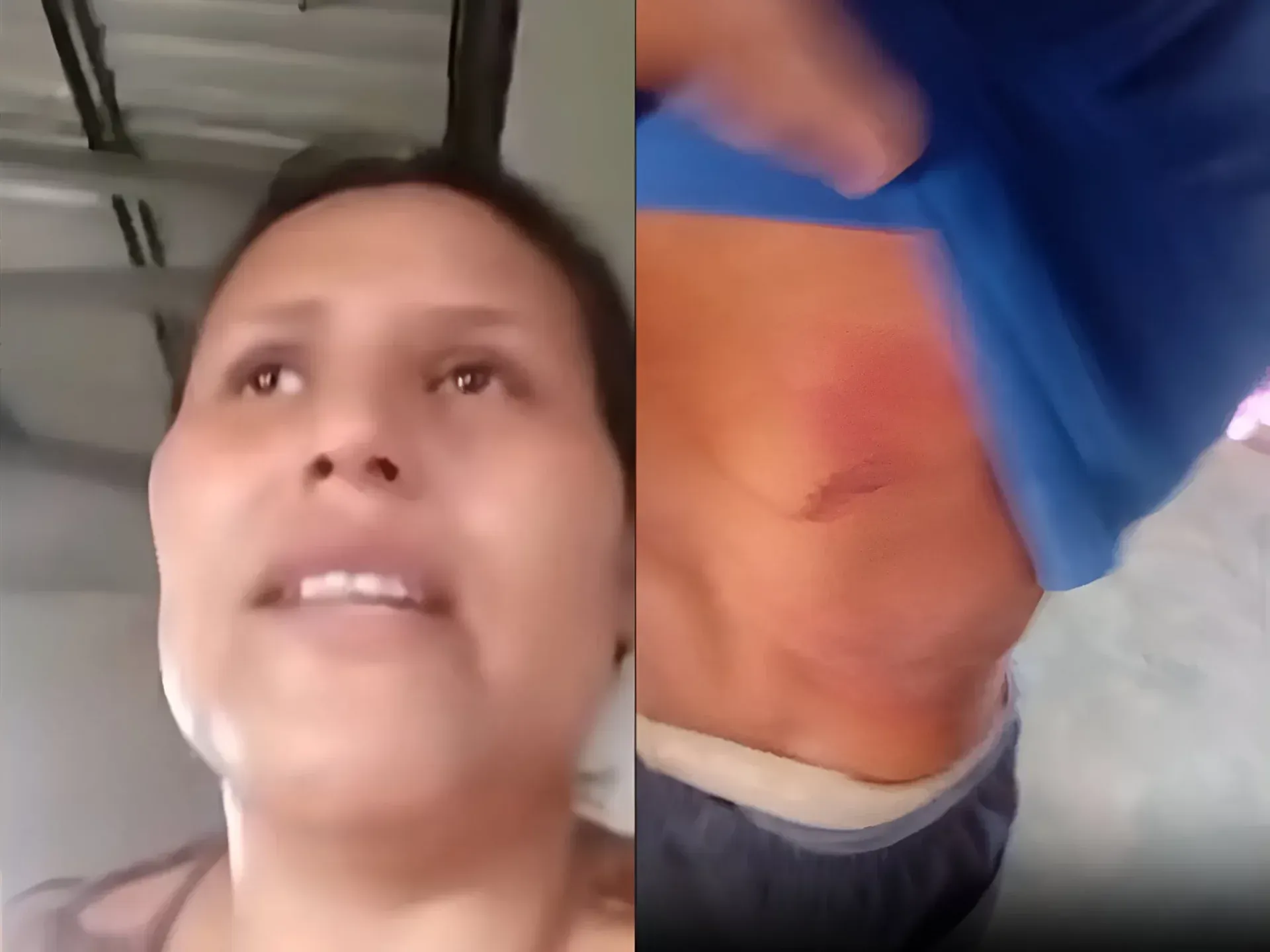 Mujer suplica ayuda maltrato pareja